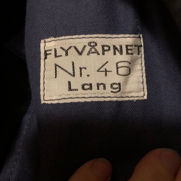 Women’s Flyvapnet Military Gray/Bluish Wool Field Jacket Size Small - Picture 12 of 13